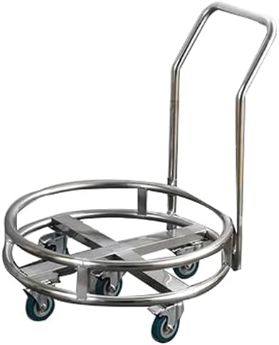 🍳 Stainless Steel Saucepan with Trolley Wheels – Convenient & Stylish Kitchen Storage Solution 🍽️✨