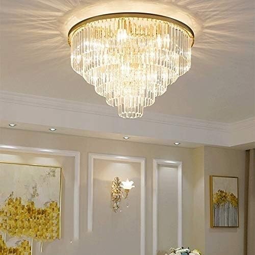 ✨ Minimalist Crystal Ceiling Light – Elegant Chandelier for Bedroom, Living Room & More 🏠💎