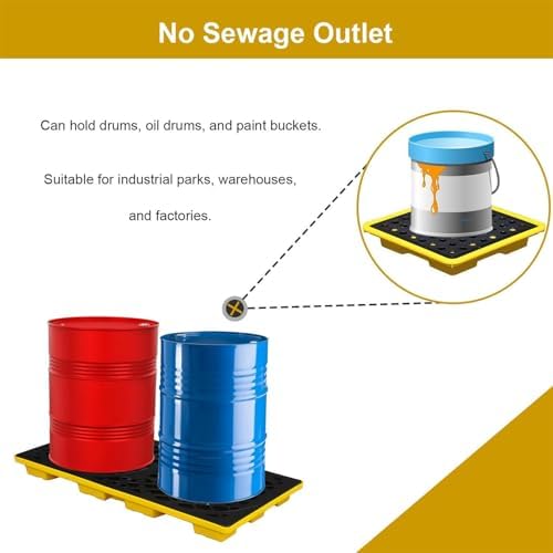 🔒 Stackable Storage Containment Platform – Leakproof & Secure for Hazardous Materials 🛡️🌍