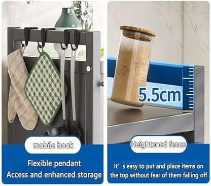 🛒 Rolling Lockable Storage Organizer – Perfect for Kitchen, Bathroom, or Office Essentials 🏠✨