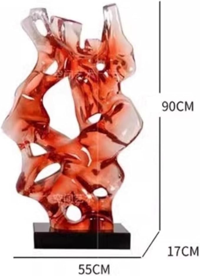 🌟 Abstract Transparent Decorative Sculpture – Modern Art for Your Home or Office 🌈✨