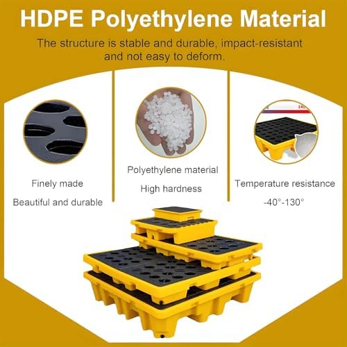 🔒 Stackable Storage Containment Platform – Leakproof & Secure for Hazardous Materials 🛡️🌍