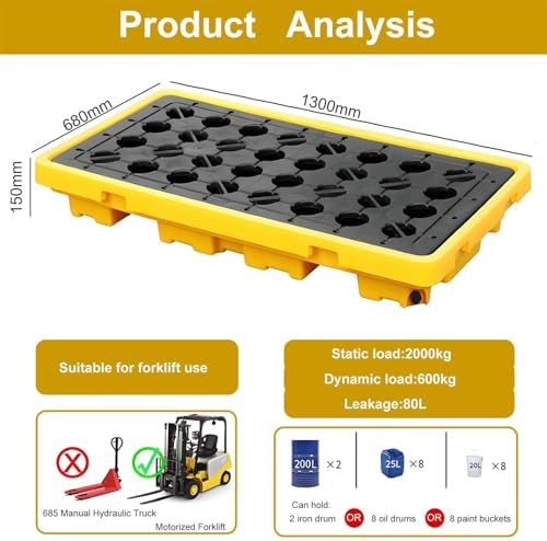 🔒 Stackable Storage Containment Platform – Leakproof & Secure for Hazardous Materials 🛡️🌍