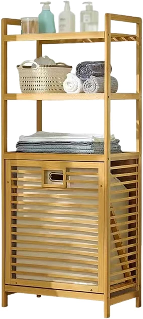 🧺 Tilt-Out Laundry Organizer – Stylish & Convenient Storage for Your Bathroom or Laundry Room 🏠✨