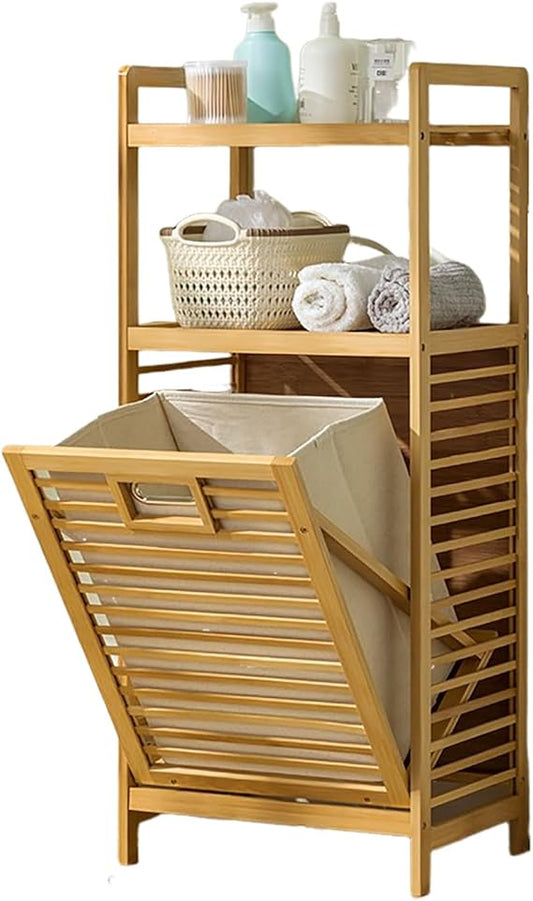 🧺 Tilt-Out Laundry Organizer – Stylish & Convenient Storage for Your Bathroom or Laundry Room 🏠✨
