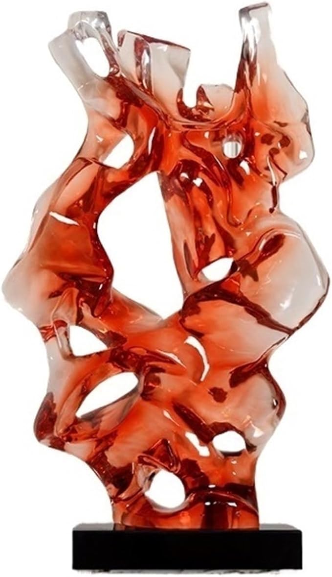 🌟 Abstract Transparent Decorative Sculpture – Modern Art for Your Home or Office 🌈✨