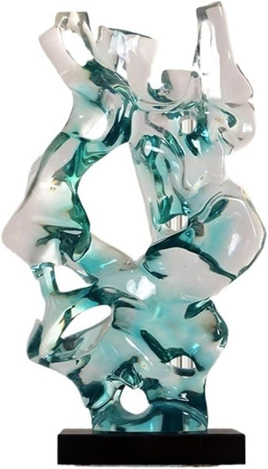🌟 Abstract Transparent Decorative Sculpture – Modern Art for Your Home or Office 🌈✨