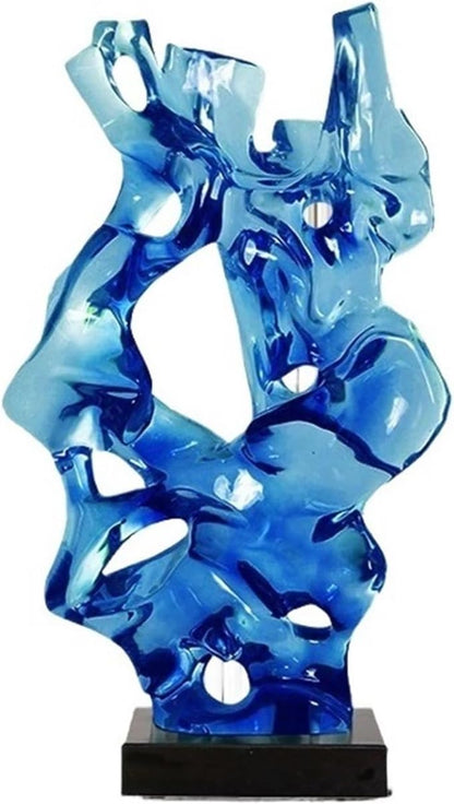 🌟 Abstract Transparent Decorative Sculpture – Modern Art for Your Home or Office 🌈✨