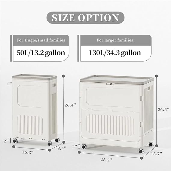 🌿 Waterproof Laundry Storage Organizer – Perfect for Bathroom & Bedroom 🧺✨
