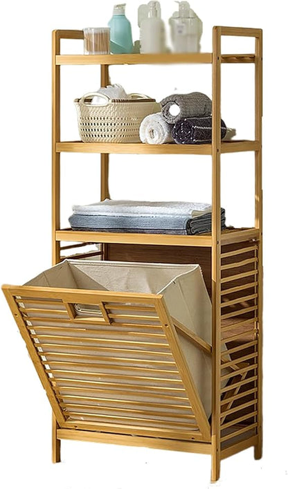 🧺 Tilt-Out Laundry Organizer – Stylish & Convenient Storage for Your Bathroom or Laundry Room 🏠✨