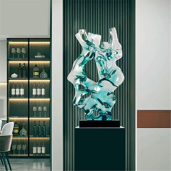 🌟 Abstract Transparent Decorative Sculpture – Modern Art for Your Home or Office 🌈✨