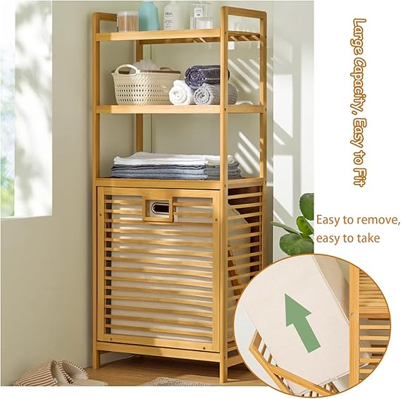 🧺 Tilt-Out Laundry Organizer – Stylish & Convenient Storage for Your Bathroom or Laundry Room 🏠✨